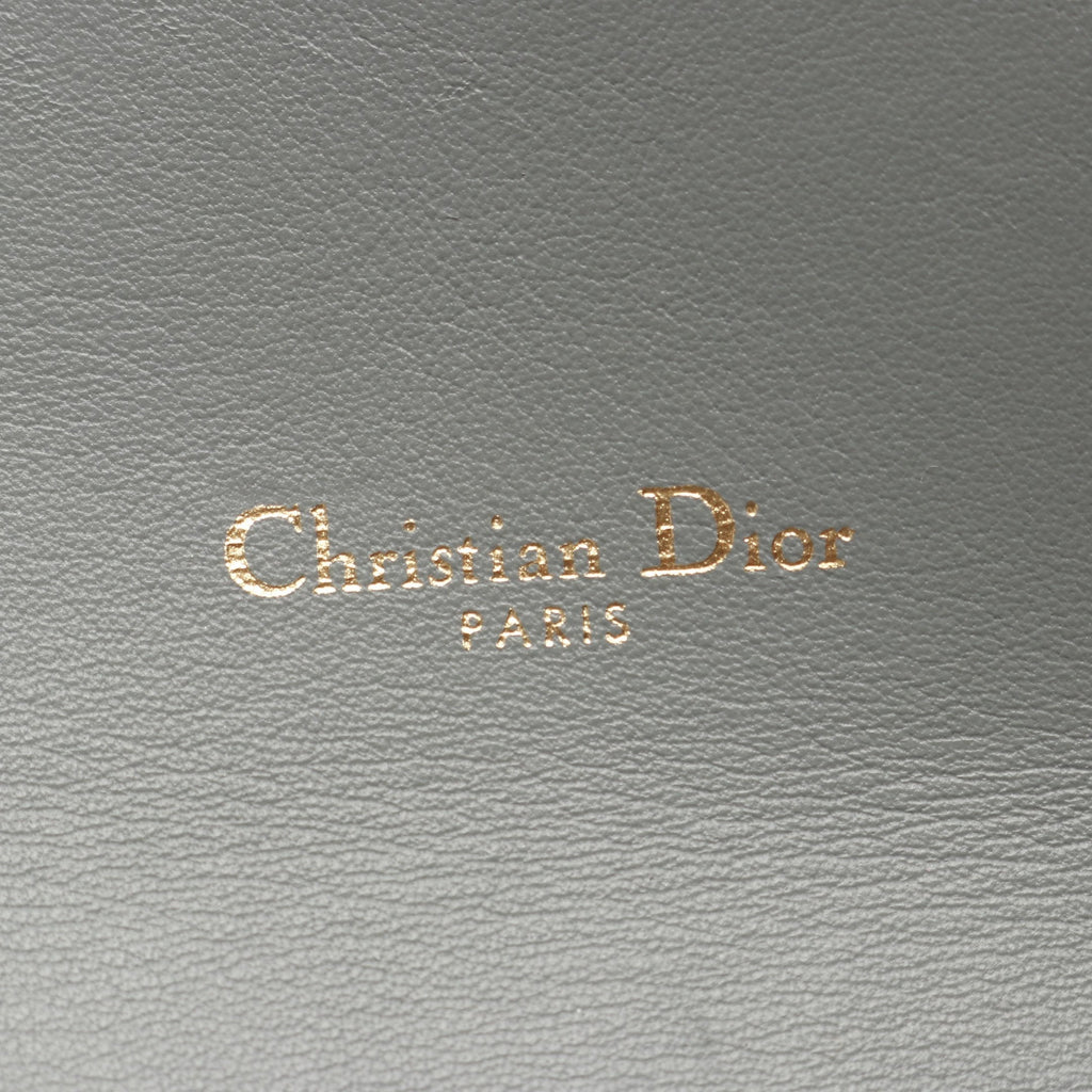 Dior Saddle Chain Pouch Small Oblique Chain wallet Canvas Gray