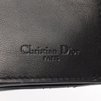 Dior Lotus Canage Trifold wallet Patent leather Black