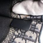Dior BOOK TOTE Book tote Mini Handbag Canvas Navy Beige