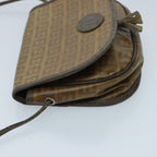 FENDI Zucchino Canvas Shoulder Bag Brown96678