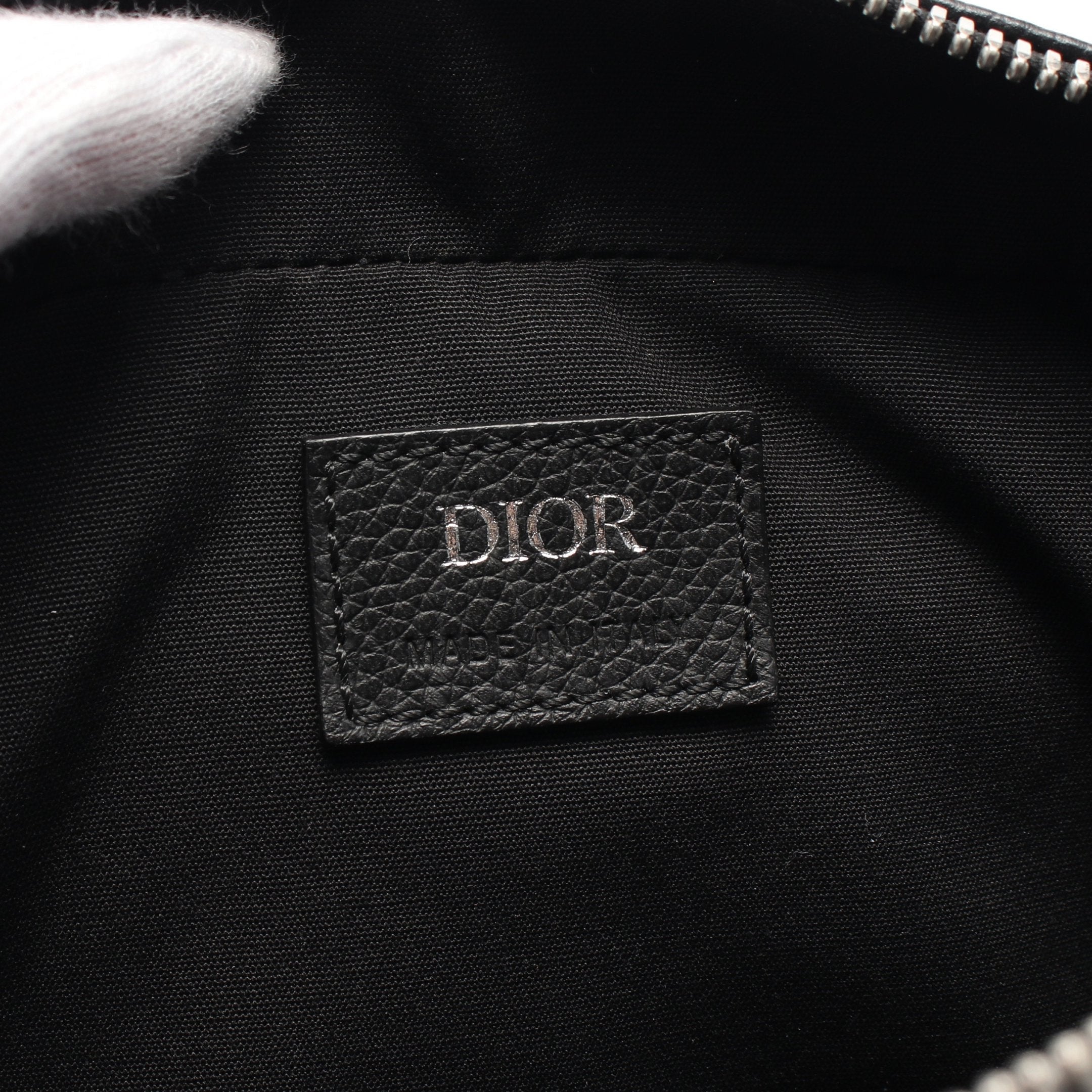 Dior Safari Messenger bag Shoulder bag Leather Black