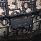 Dior BOOK TOTE Book tote Medium Handbag Tote bag Canvas Navy Beige