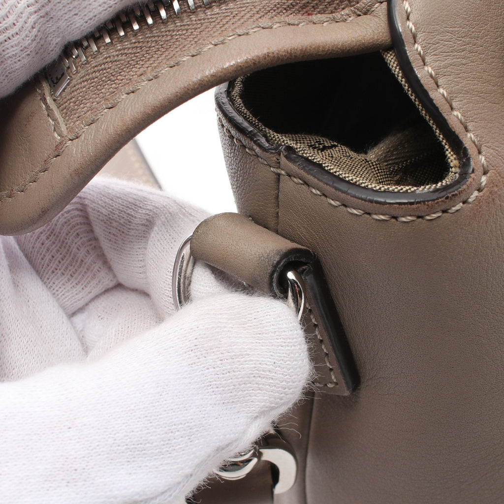 FENDI BY THE WAY MEDIUM By the way Medium Handbag Leather Gray beige 2WAY