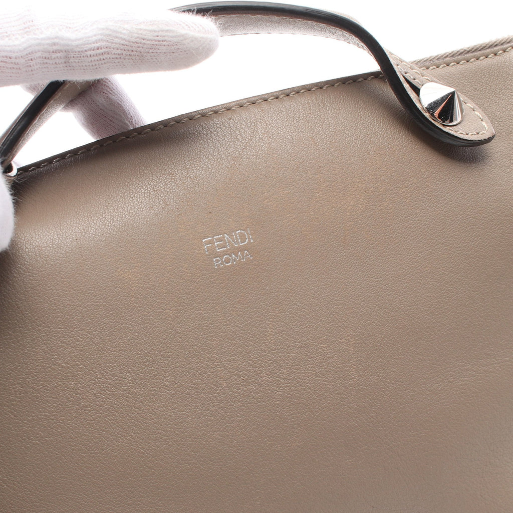 FENDI BY THE WAY MEDIUM By the way Medium Handbag Leather Gray beige 2WAY