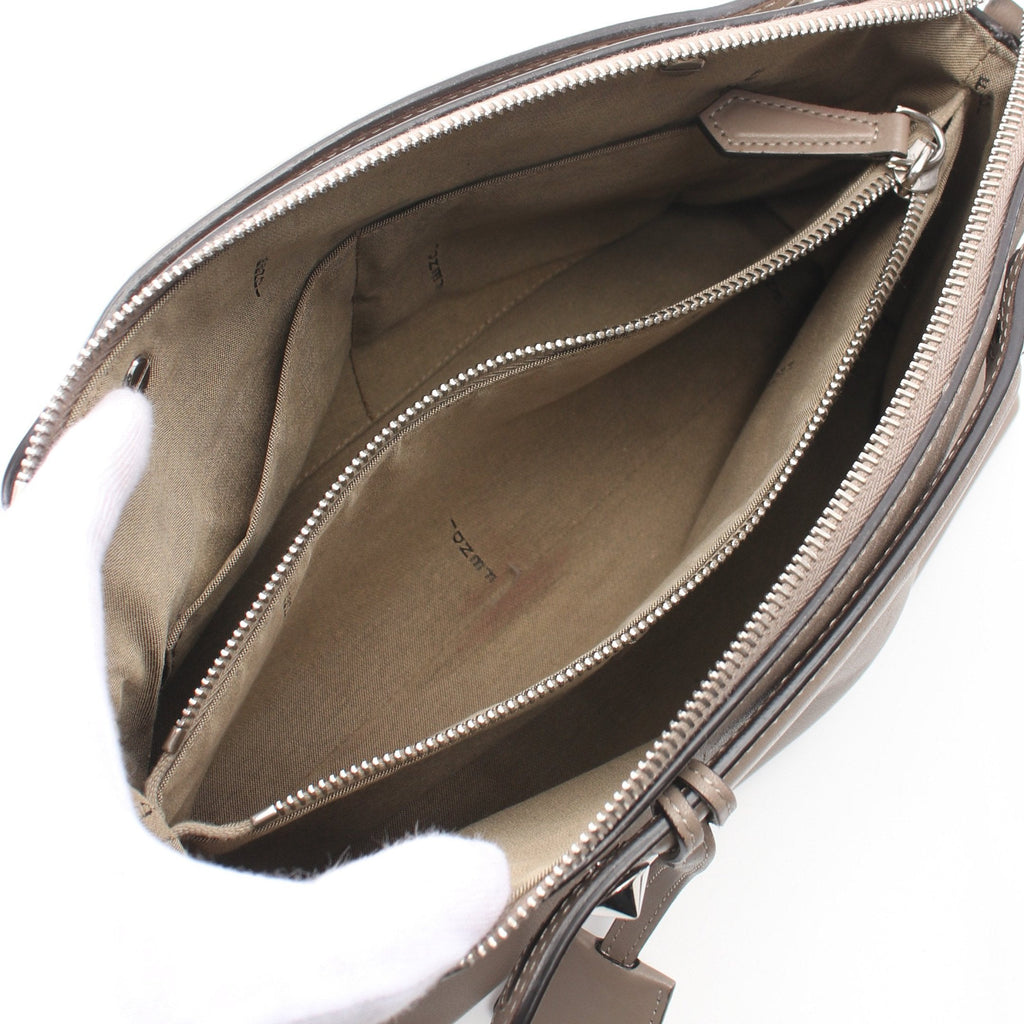 FENDI BY THE WAY MEDIUM By the way Medium Handbag Leather Gray beige 2WAY