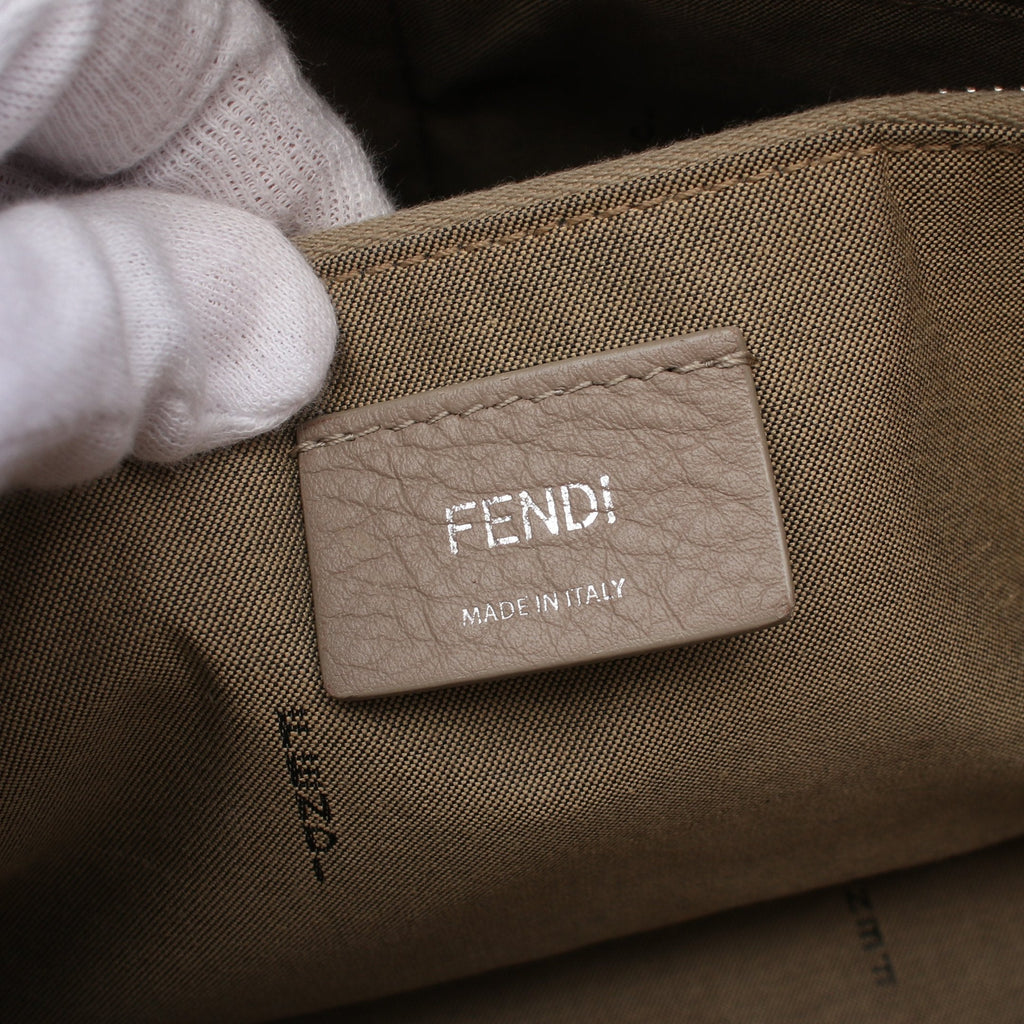 FENDI BY THE WAY MEDIUM By the way Medium Handbag Leather Gray beige 2WAY