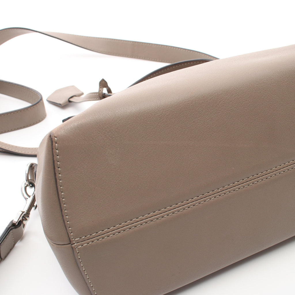 FENDI BY THE WAY MEDIUM By the way Medium Handbag Leather Gray beige 2WAY