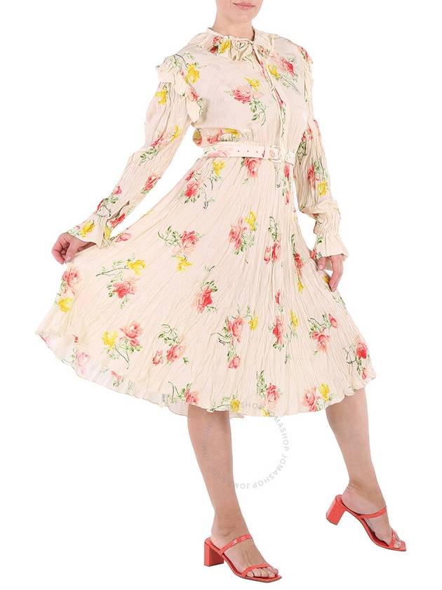 Balenciaga floral long dress