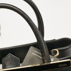 Fendi Black Leather Small 2Jours Tote