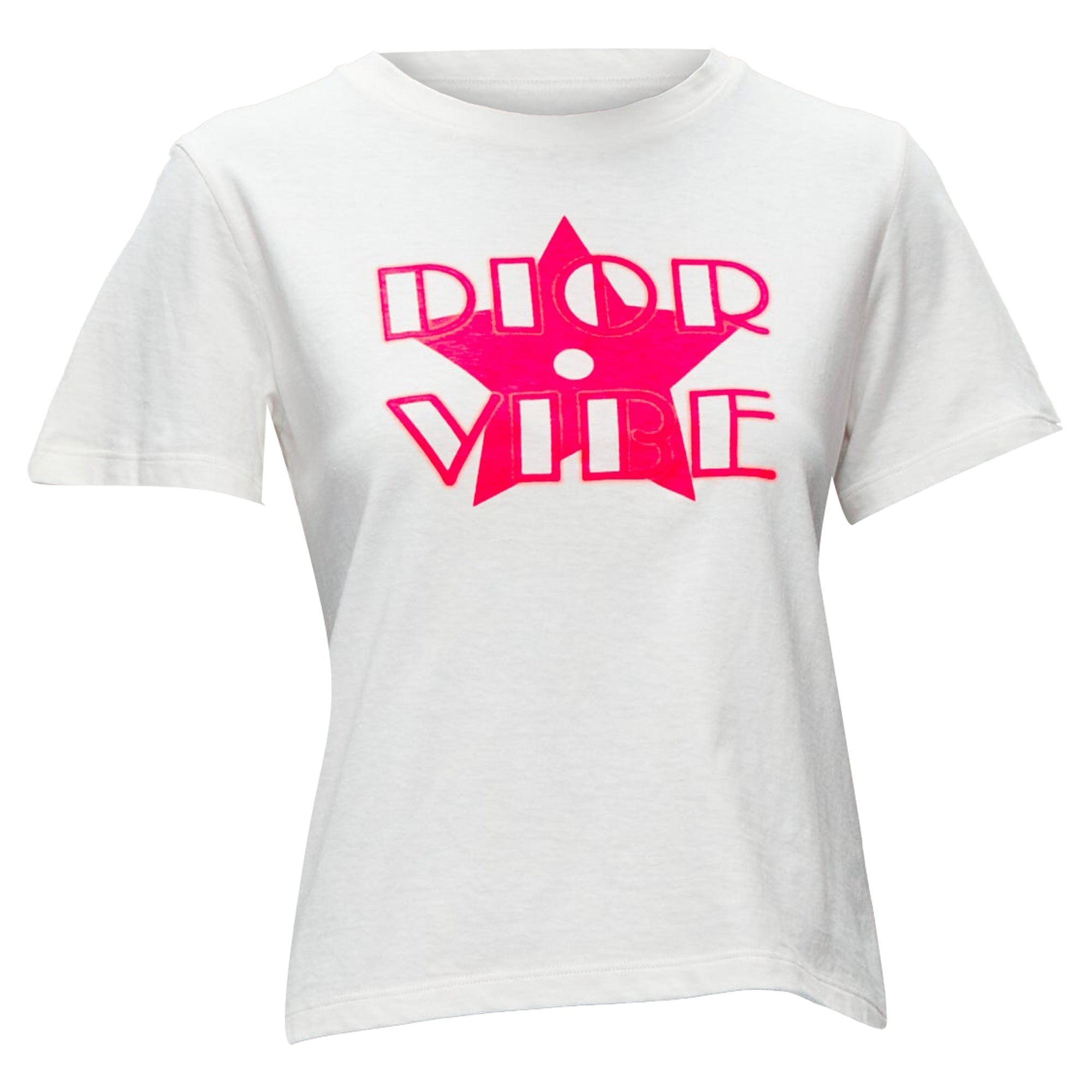 Christian Dior Dior Vibe star logo graphic CD bee tshirt