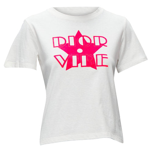 Christian Dior Dior Vibe star logo graphic CD bee tshirt