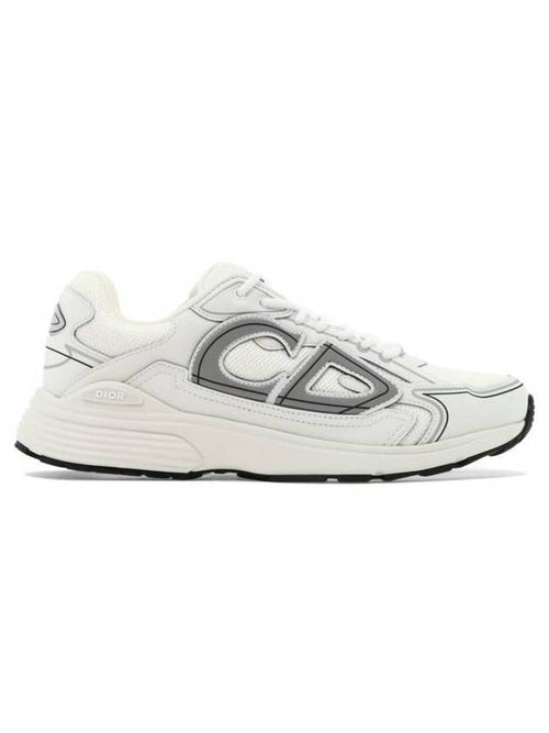 B30 Mesh Technical Fabric Low Top Sneakers White Dior