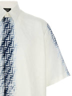 Fendi 24SS Shirt FS0966AN0RF0UB0 WHITE BLUE White