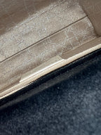DIOR - Black Satin Crystals Mini Lady Dior