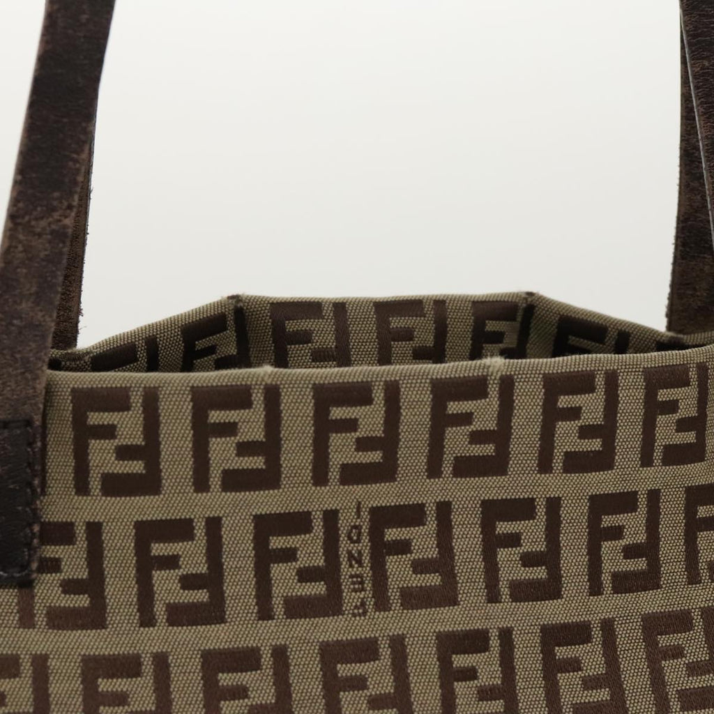 FENDI Zucchino Canvas Tote Bag Beige97032