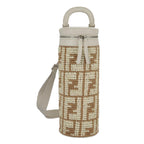 FENDI Zucca Canvas Bottle Shoulder Bag Beige97046A