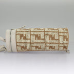 FENDI Zucca Canvas Bottle Shoulder Bag Beige97046A