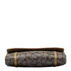 Saint Laurent Zillaf Second Bag Clutch Bag Brown Beige PVC Leather  Saint Laurent