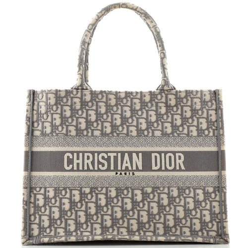 Dior Book Tote Oblique Canvas Medium