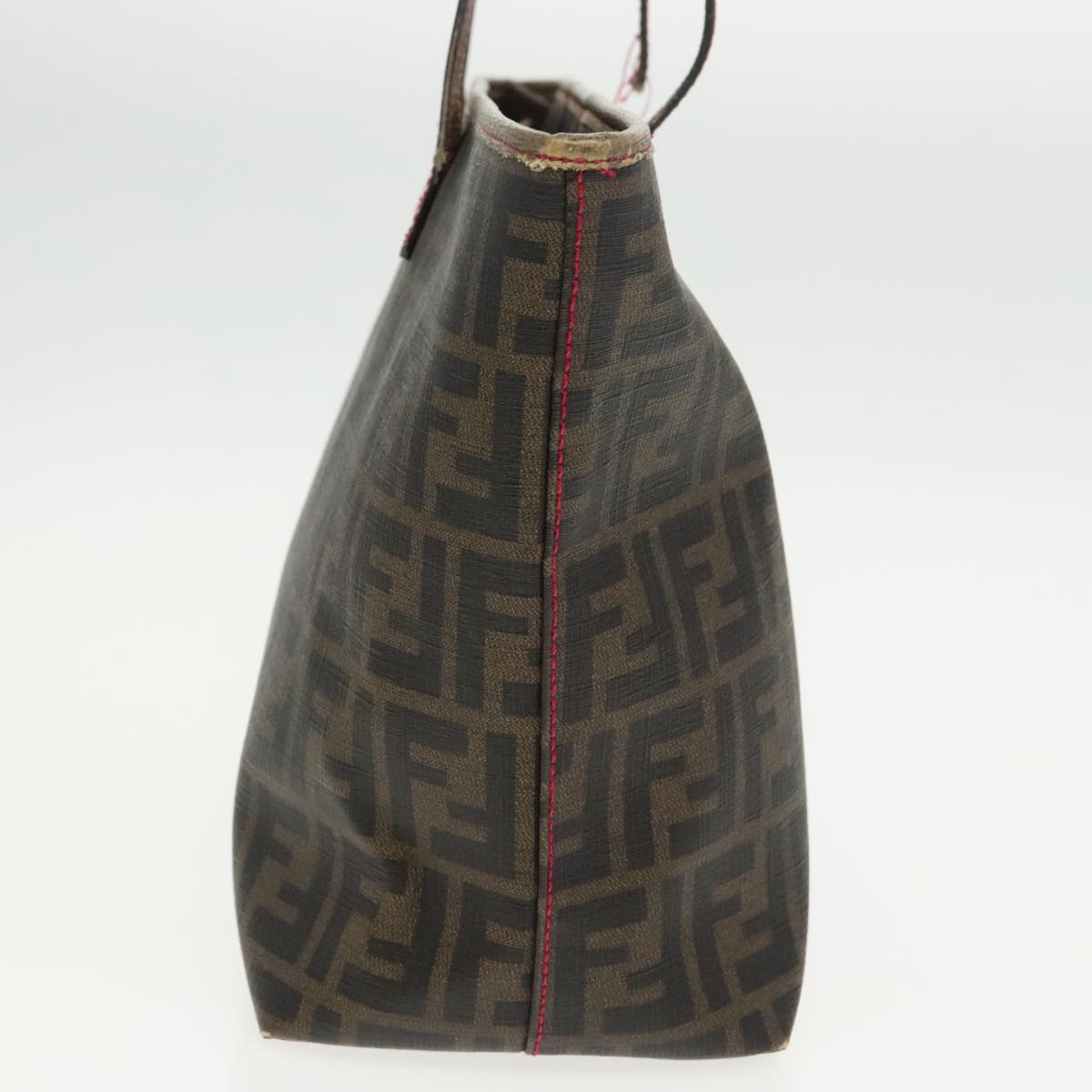 FENDI Zucca Canvas Tote Bag Brown Black Gold97259