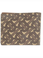 Burberry Monogram Print Bicycle Wallet Brown