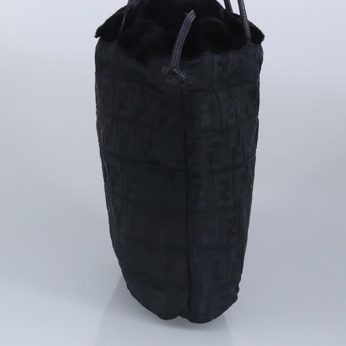FENDI Zucca Canvas Hand Bag Black97410