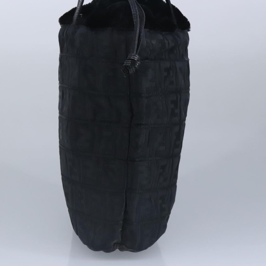 FENDI Zucca Canvas Hand Bag Black97410