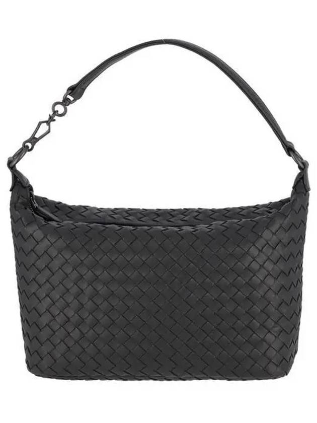 Bottega Veneta Women's Intrecciato Shoulder Bag Black