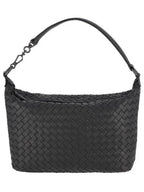 Bottega Veneta Women's Intrecciato Shoulder Bag Black