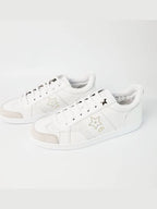 Star Suede Leather Low Top Sneakers White Dior