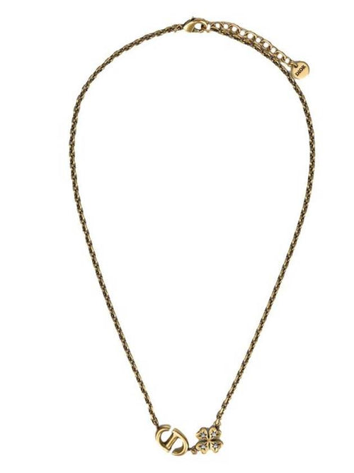 Lucky Charms Necklace Antique Gold Dior