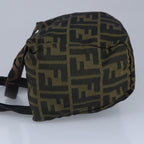 FENDI Zucca Canvas Hand Bag Brown Black97622