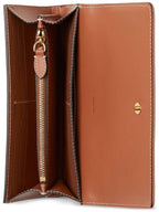 Burberry Check Long Wallet Beige