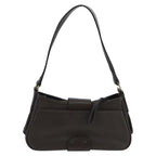 Chloe Shoulder Bag Leather Brown 97651