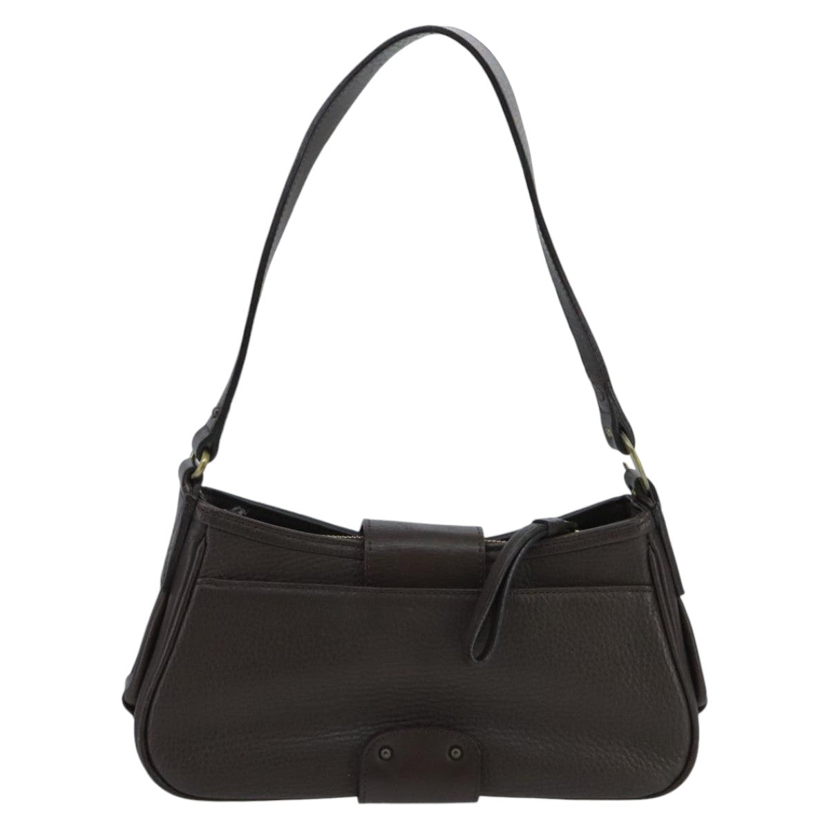 Chloe Shoulder Bag Leather Brown 97651