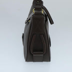 Chloe Shoulder Bag Leather Brown 97651