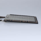 FENDI Zucca Canvas Smartphone Holder Brown Black Silver 7AR737 A5TL97888