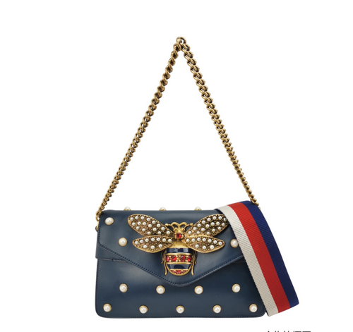 Gucci Broadway bag Blue 25cm 23091078422517