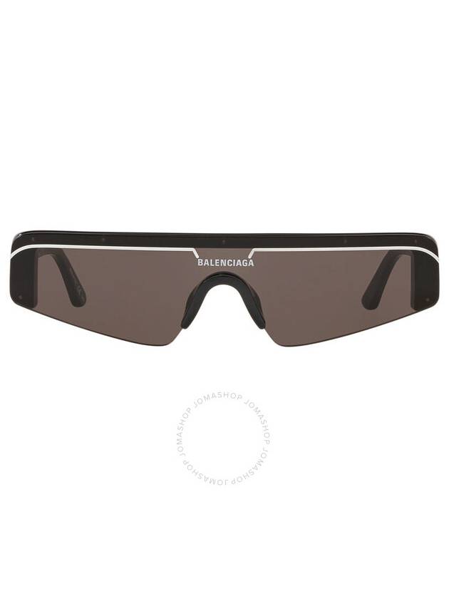 Balenciaga Premium Ski Rectangular Sunglasses Black