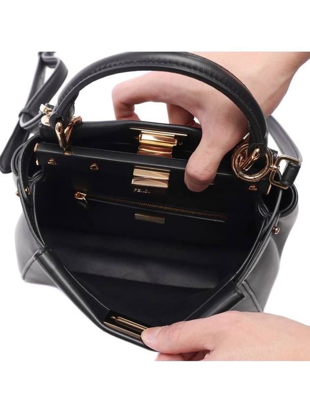 Fendi Peekaboo Iconic Small Tote Bag Black