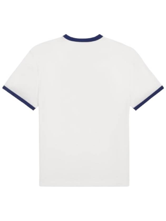 CELINE Blason Loose Cotton Jersey Short Sleeve T-Shirt Off White