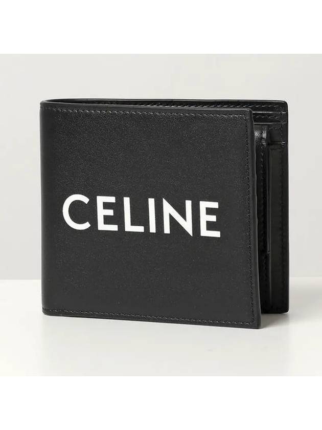 CELINE Smooth Calfskin Coin Half Wallet Black
