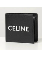 CELINE Smooth Calfskin Coin Half Wallet Black