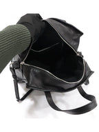 Balenciaga 443096 Black leather silver Bazaar shopper small 2WAY
