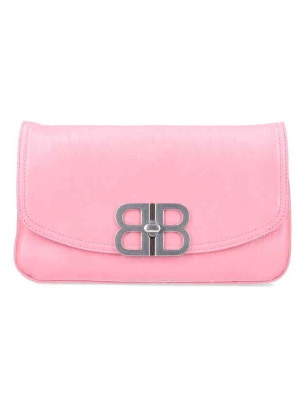 Balenciaga Flap BB Soft Small Shoulder Bag Pink