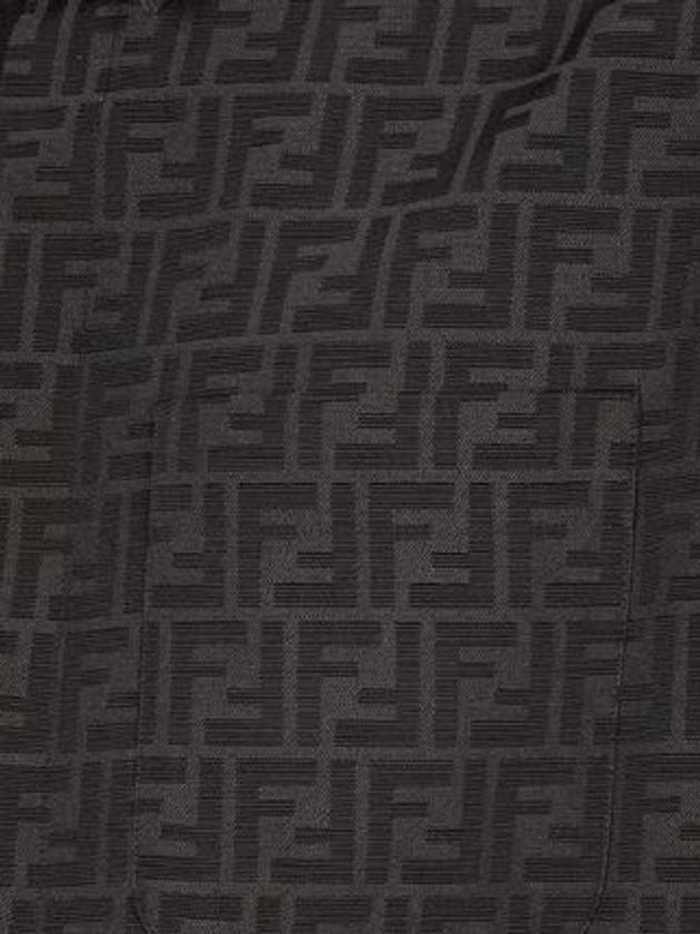 Fendi Men's FF Long Sleeve Shirt Black