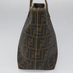 FENDI Zucca Canvas Tote Bag Brown Black98230