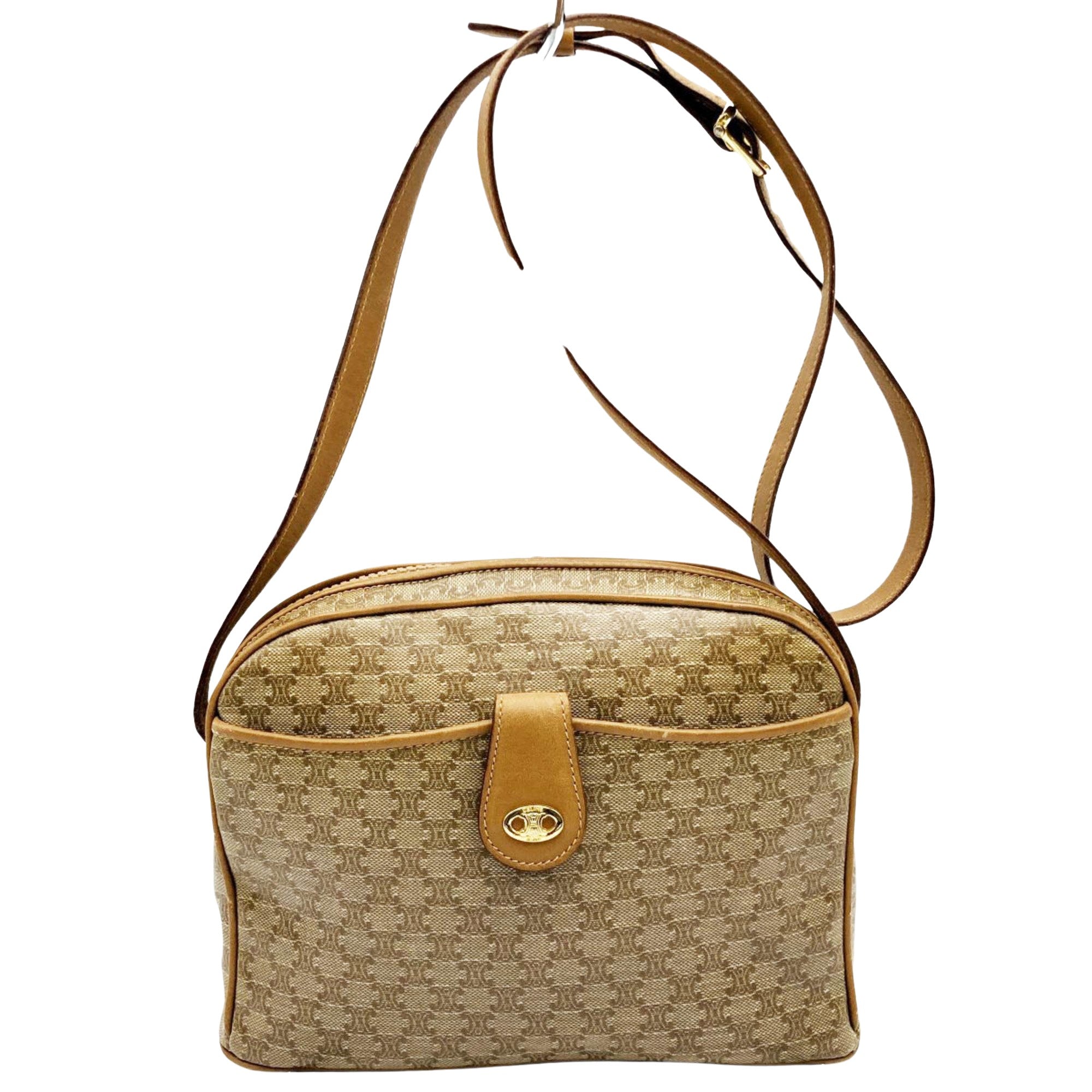 CELINE Macadam Shoulder Bag