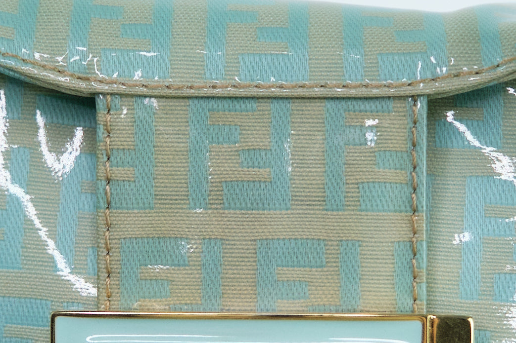 Fendi Zucchino Canvas Bucket Bag - '10s