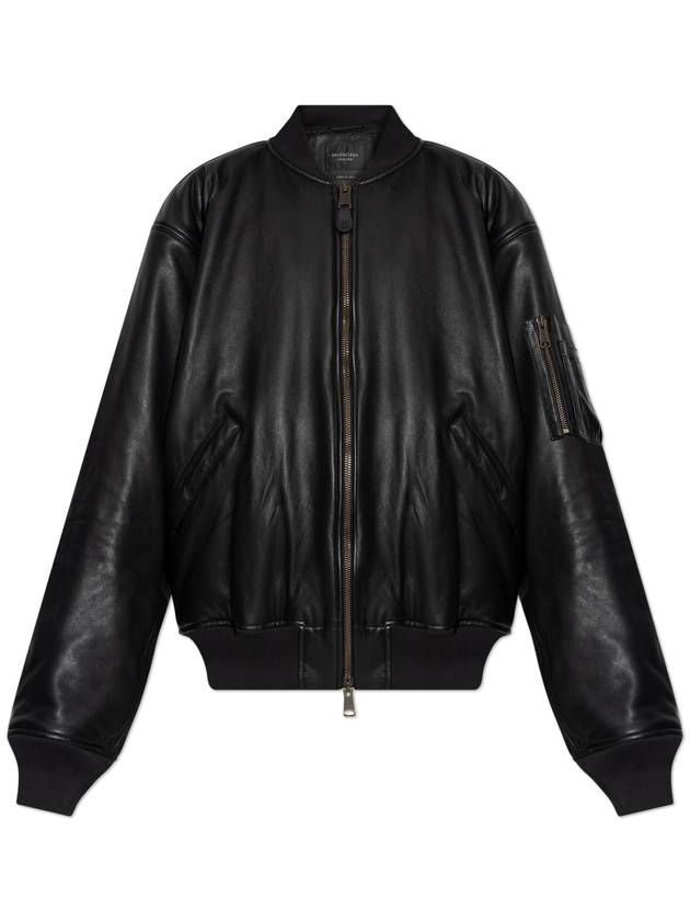 Balenciaga Women s Bomber Jacket Balenciaga Soft Leather